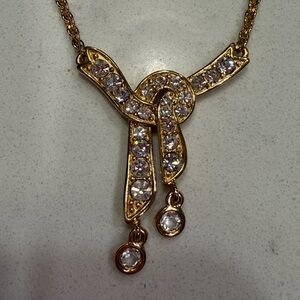 Vintage Monet Gold Tone Necklace